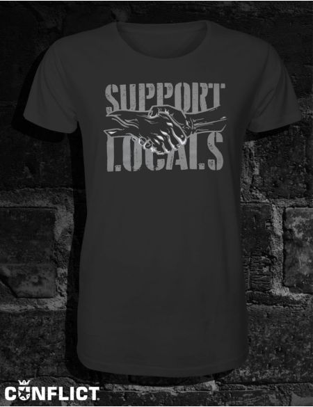 T-shirt Support Locals S graphite