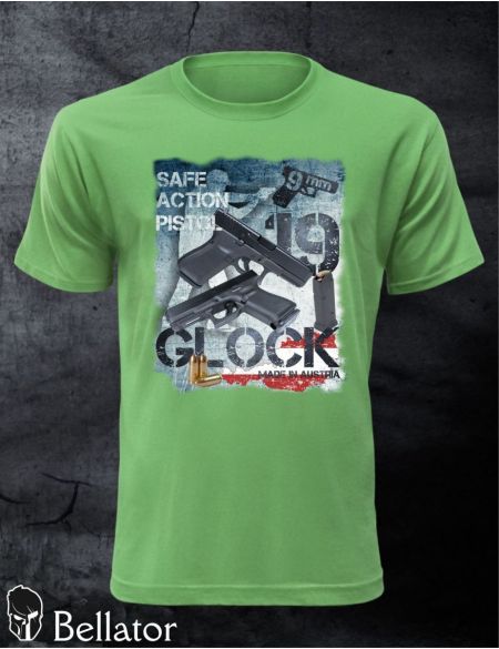T-shirt Glock 19 M green
