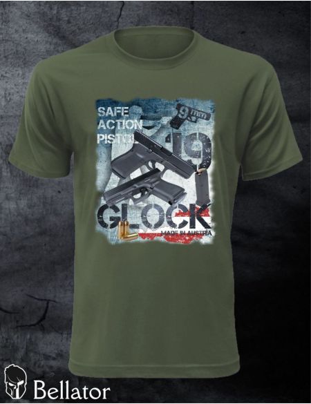 T-shirt Glock 19 XL Olive