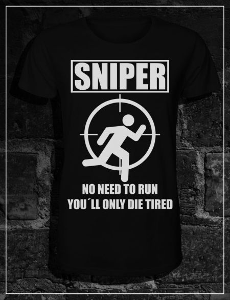 T-shirt Sniper black