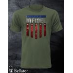 T-shirt Infidel shield L Olive