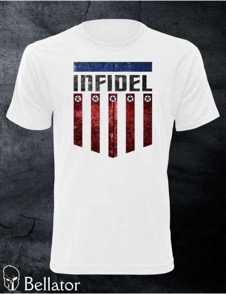 T-shirt Infidel shield XL white