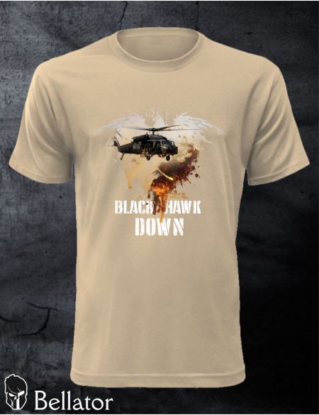 T-shirt Black hawk down M desert