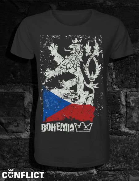 Tričko Bohemia 3XL grafitové