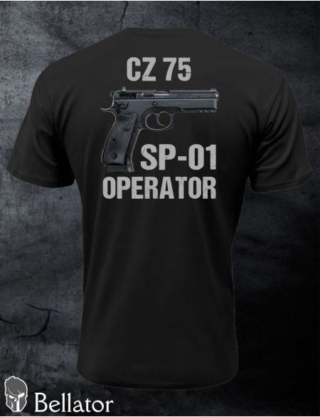 T-shirt CZ 75 SP-01 operator S black