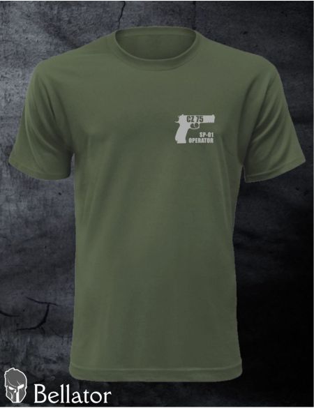 T-shirt CZ 75 SP-01 operator L Olive