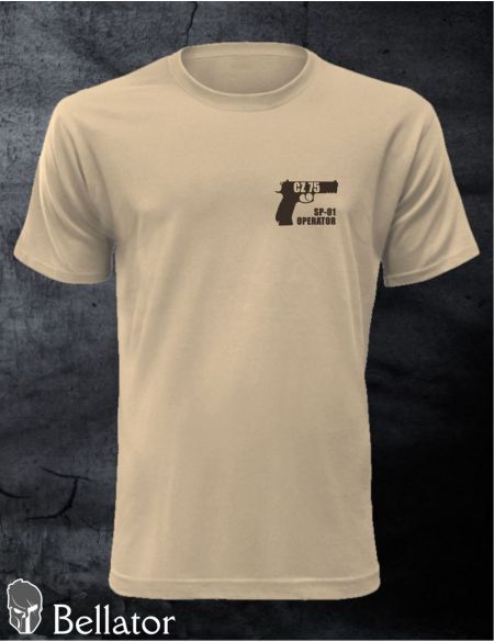 T-shirt CZ 75 SP-01 operator L desert