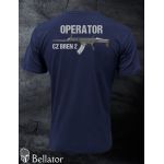 T-shirt CZ 806 Bren 2 operator S dark blue