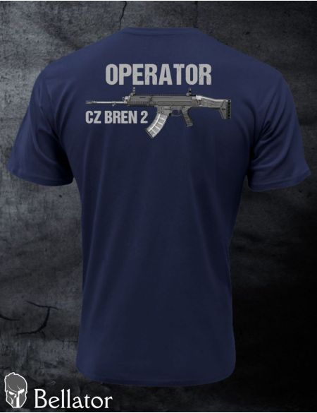 T-shirt CZ 806 Bren 2 operator S dark blue