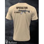 T-shirt CZ 806 Bren 2 operator L desert