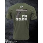 T-shirt CZ P10 operator S Olive