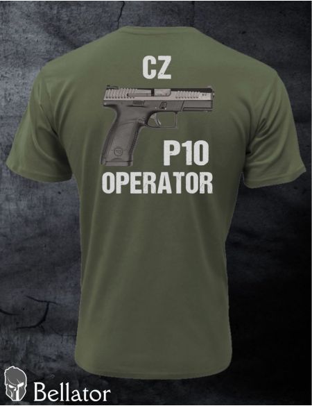 T-shirt CZ P10 operator XL Olive