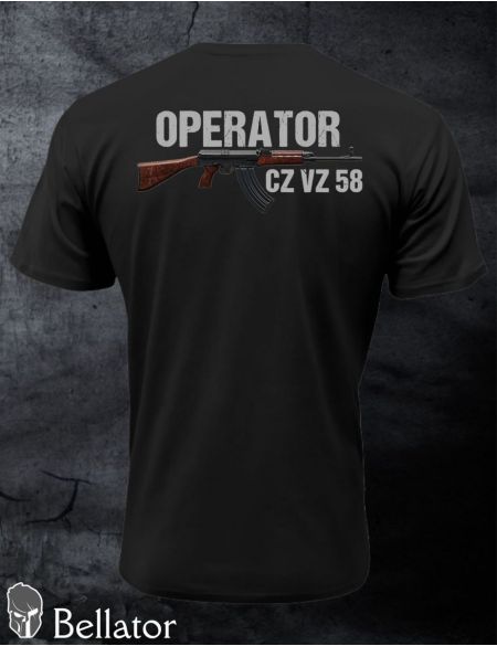 T-shirt CZ VZ 58 operator S black