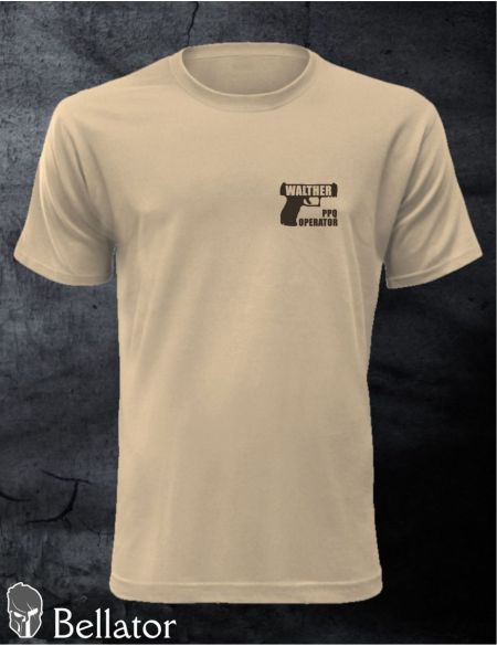 T-shirt Walther PPQ operator XL desert
