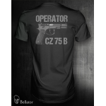 T-shirt CZ 75 B Omega operator S black