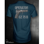 T-shirt CZ 75 B Omega operator S dark blue