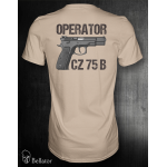 T-shirt CZ 75 B Omega operator M desert