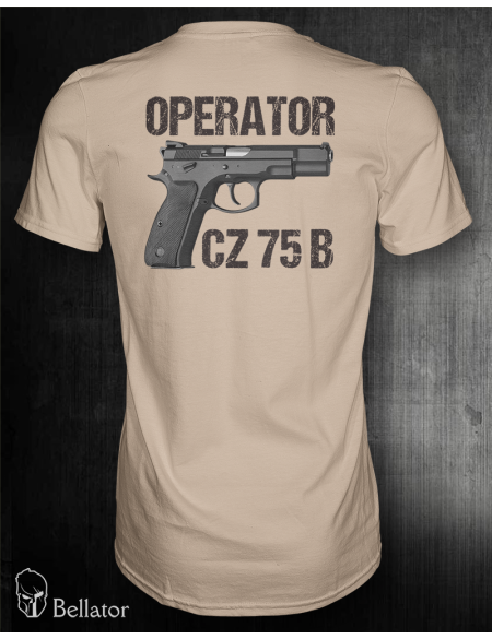 T-shirt CZ 75 B Omega operator M desert