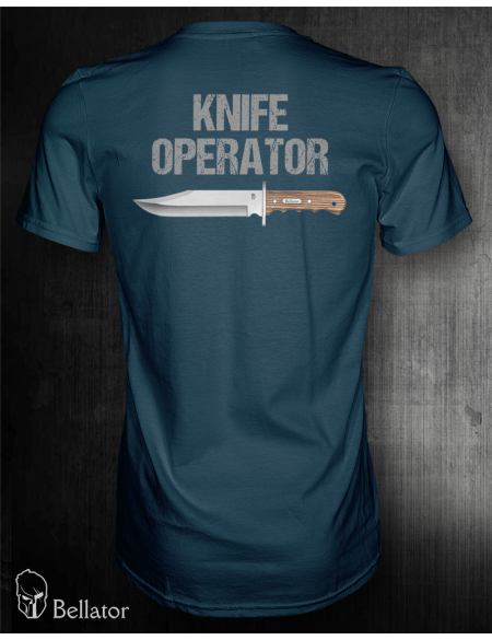 T-shirt Knife Operator S dark blue