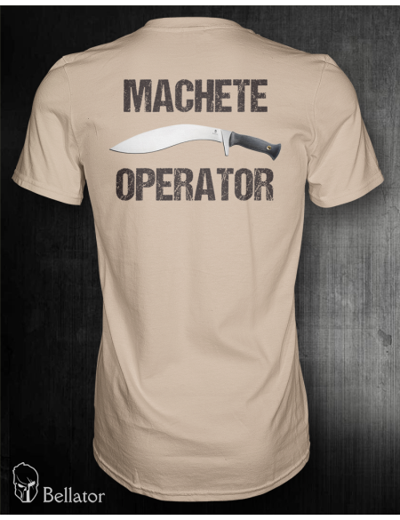 T-shirt Machete Operator M desert