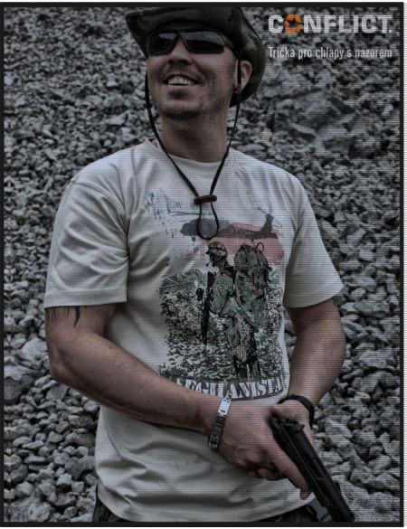 T-shirt Afghanistan sand