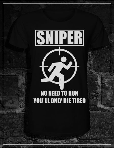 T-shirt Sniper black