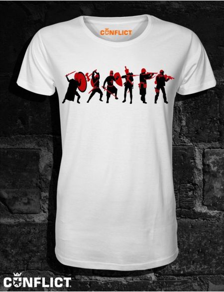 T-shirt world warrior evolutions L black
