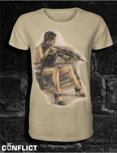 Girl Warrior T-shirt white