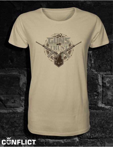 T-shirt In Guns We Trust blue