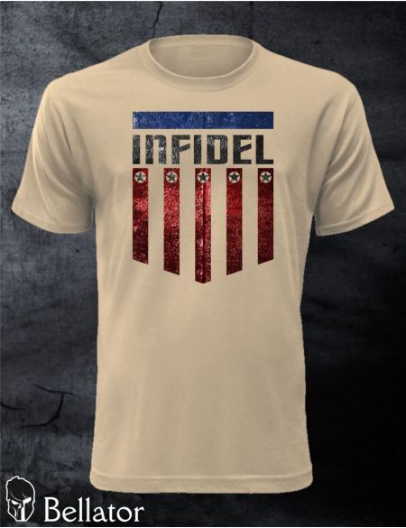 T-shirt Infidel shield black