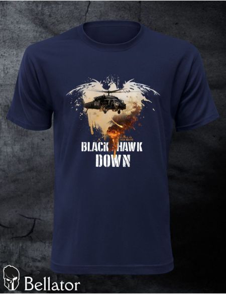 T-shirt Black hawk down black