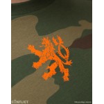 Camouflage T-shirt Czech lion orange 