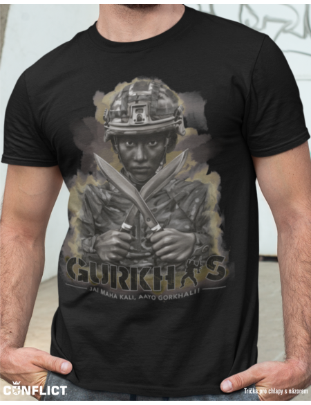 T-shirt Gurkhas black S