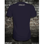 T-shirt face mask Navy S