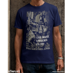 T-shirt face mask Navy S