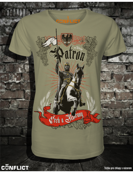 T-shirt Saint Wenceslas khaki
