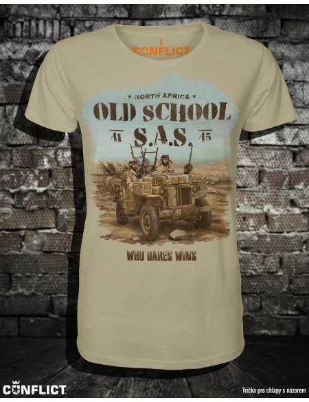 T-shirt SAS old school olive