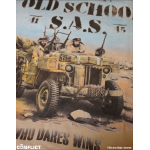 T-shirt SAS old school desert dark S