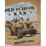 T-shirt SAS old school desert dark S