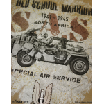 T-shirt SAS old school desert dark S