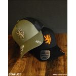 Hat with a lion mesh Conflict Olive