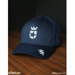 Flexfit Cap with Conflict logo 5panel - Navy S/M