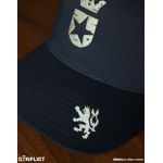 Flexfit Cap with Conflict logo 5panel - Navy S/M
