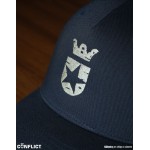 Flexfit Cap with Conflict logo 5panel - Navy L/XL