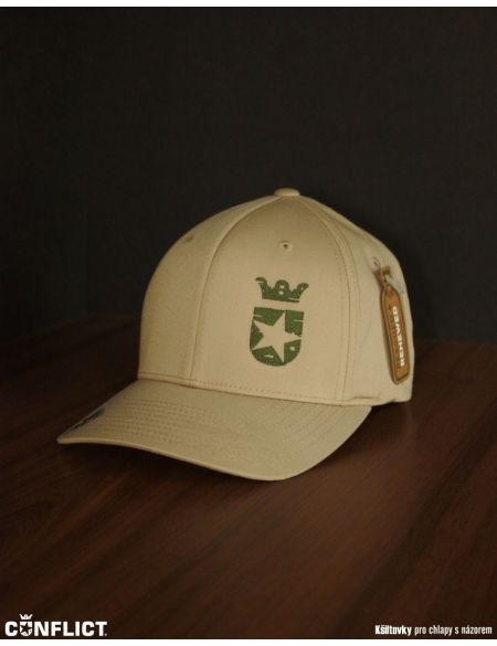 Flexfit Cap with Conflict shield 6panel - Graphite