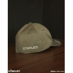 Flexfit Cap with lion shield 6 panel - olive