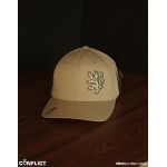 Flexfit Cap with lion shield 6 panel - desert L/XL
