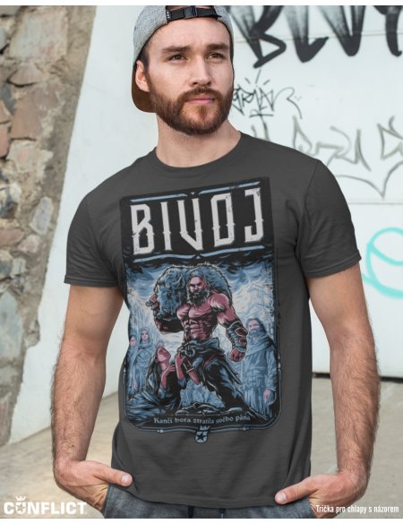 T-shirt Bivoj dark gray S